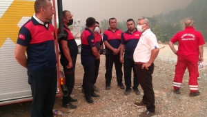 Kdz. Ereğli İtfaiye Ekibi, Manavgat’ta özveriyle çalışıyor