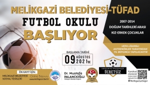 Melikgazi Belediyesi - TÜFAD Futbol Okulu başlatıyor
