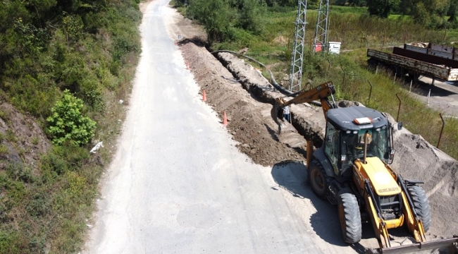 OSB’ye verilecek 6 km’lik su hattının yapımına başlandı