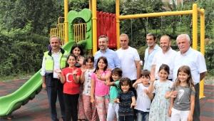Rize'de köylere kurulan oyun parkları çocukları sevindirdi