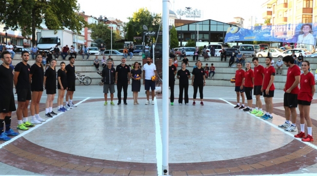 Safranbolu'da Voleybol Rüzgârı