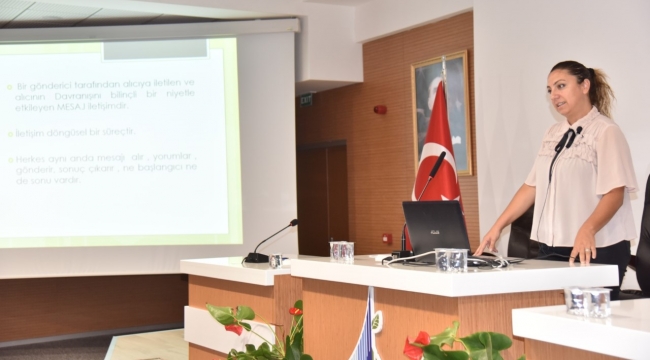 Stajerlere oryantasyon eğitimi verildi