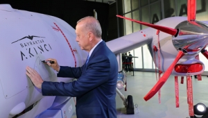 Cumhurbaşkanı Erdoğan, Baykar Taarruzi İnsansız Hava Aracı Akıncı teslimat törenine katıldı