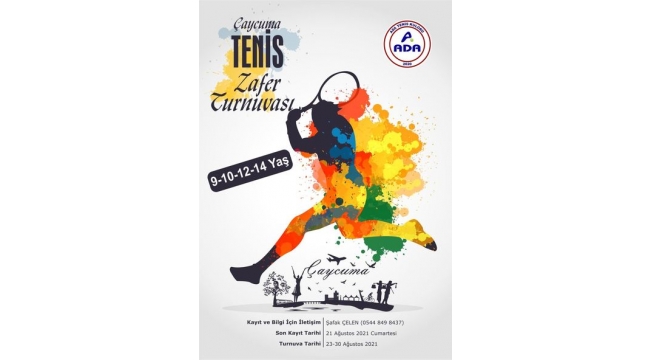Zafer Tenis Turnuvası başladı