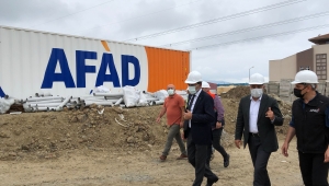 AFAD YERLEŞKESİ İNŞAATI HIZLA TAMAMLANIYOR 