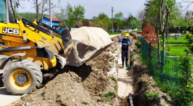 Akyazı’da 3 mahalleye 14 bin metrelik yeni içmesuyu hattı