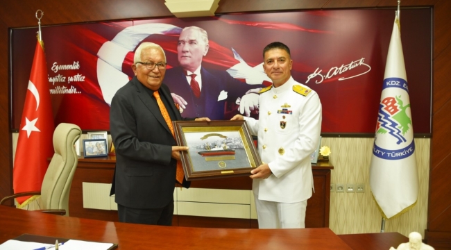 Amiral Uğur'dan, Halil Posbıyık'a iade- i ziyaret