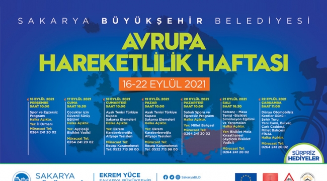 Avrupa Hareketlilik Haftası’ etkinlikleri başlıyor