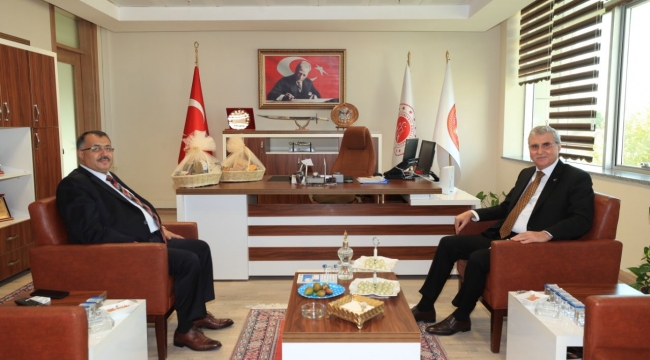 Başkan Yüce'den BAM Cumhuriyet Başsavıcısı Yılmaz'a ziyaret