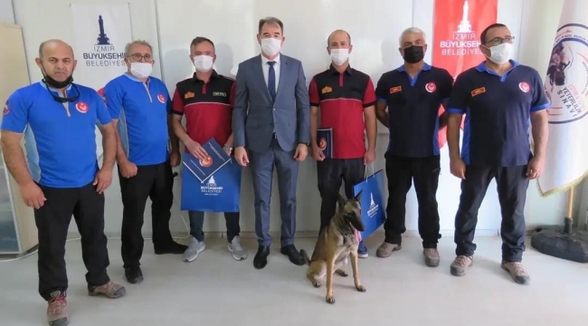 BÜYÜKŞEHİR'İN ARAMA KÖPEKLERİ HAYAT KURTARACAK