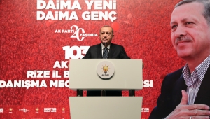 Cumhurbaşkanı Erdoğan, AK Parti Rize Genişletilmiş İl Danışma Toplantısı'nda Konuştu