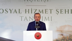 Cumhurbaşkanı Erdoğan, Darülaceze'deki açılış ve tanıtım töreninde konuştu