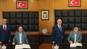 Cumhurbaşkanı Erdoğan, Kahramanmaraş Büyükşehir Belediye Başkanı Güngör ile Vali Coşkun'u ziyaret etti