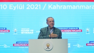  Cumhurbaşkanı Erdoğan, Kahramanmaraş'ta İl Danışma Toplantısına katıldı
