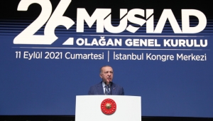 Cumhurbaşkanı Erdoğan, MÜSİAD 26. Olağan Genel Kurulu’nda konuştu