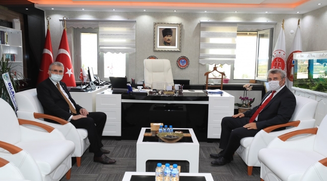 Ekrem Yüce Cumhuriyet Başsavcısı Köse'ye başarılar diledi
