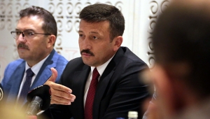 Hamza Dağ, Erzurum'da basın mensuplarıyla bir araya geldi.