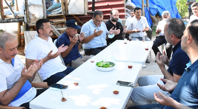 Hamza Dağ, Marmaris'teki yangında ölen gencin ailesini ziyaret etti