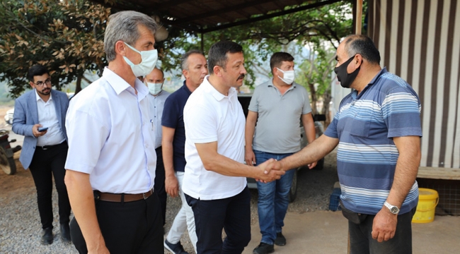 Hamza Dağ, Seydikemer'de vatandaşlarla bir araya geldi