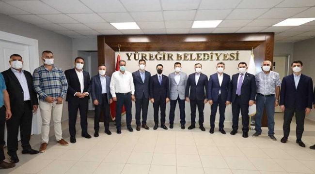 Hamza Dağ, Yüreğir Belediye Başkanı Kocaispir'i ziyaret etti