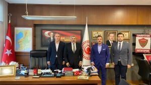 İMEF'den T.B.M.M Diğital Mecralar Komisyonu Başkanı Hüseyin Yayman'a Ziyaret