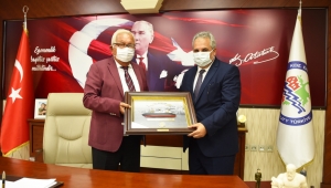 Kaymakam Yapıcı'dan, Halil Posbıyık'a iade-i ziyaret