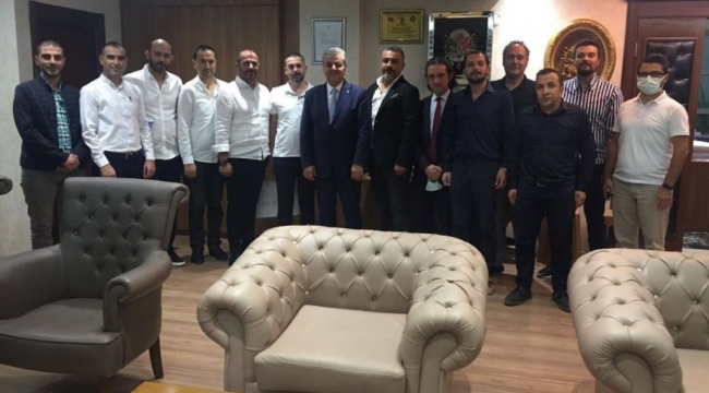Kayseri Genç Girişimciler Derneği’nden MHP İl başkanına ziyaret