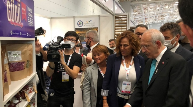 Kılıçdaroğlu ve İmamoğlu, Kdz. Ereğli standını ziyaret etti