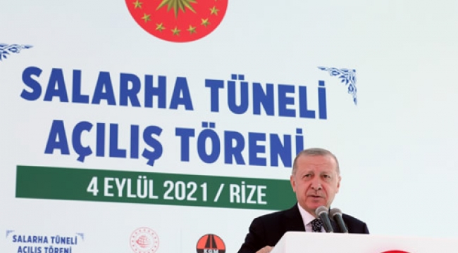 Rize Salarha Tüneli açıldı