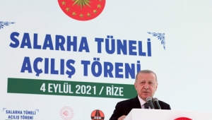 Rize Salarha Tüneli açıldı
