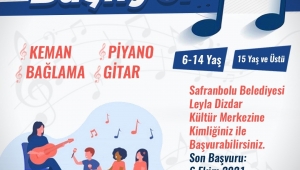 Safranbolu'da Müzik Kursları Başlıyor