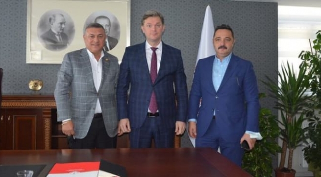 Başkan Basa ve Kartal'dan Genel Müdür Süslü'ye Ziyaret