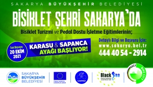 Bisiklet turizmi ve pedal dostu işletme eğitimleri Karasu ve Sapanca’da