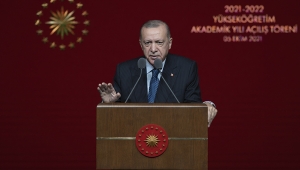 Cumhurbaşkanı Erdoğan, 2021-2022 Yükseköğretim Akademik Yıl Açılış Töreni'ne katıldı