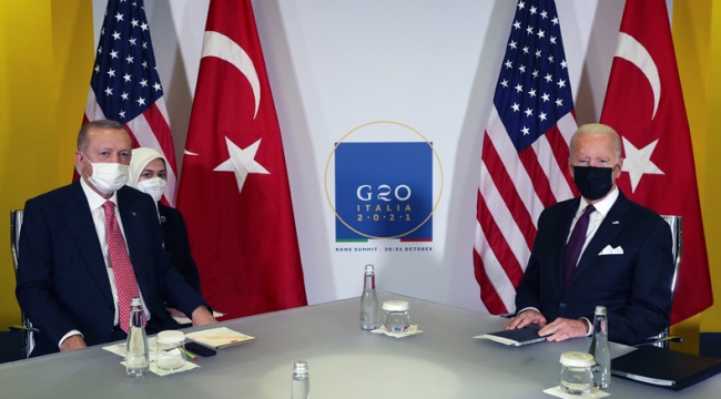 Cumhurbaşkanı Erdoğan, ABD Başkanı Biden ile görüştü