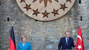 Cumhurbaşkanı Erdoğan, Almanya Şansölyesi Merkel ile ortak basın toplantısı düzenledi