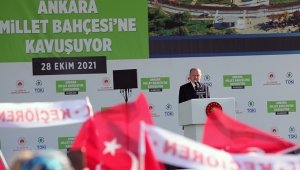 Cumhurbaşkanı Erdoğan, Ankara AKM Millet Bahçesi Açılış Töreni'nde konuştu