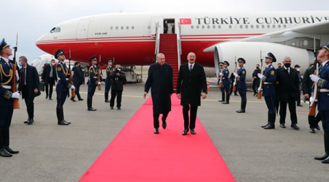 Cumhurbaşkanı Erdoğan Azerbaycan’da