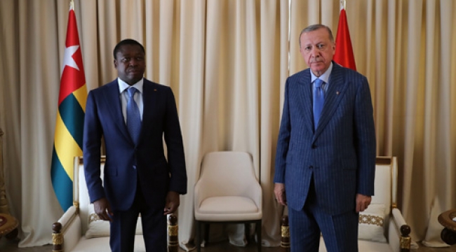 Cumhurbaşkanı Erdoğan, Togo Cumhurbaşkanlığı Sarayı’nda