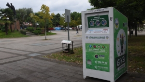 Görele'de giysiler çöpe değil kumbaraya