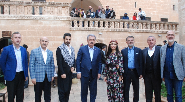Hayati Yazıcı, Midyat'ta çeşitli ziyaretler gerçekleştirdi