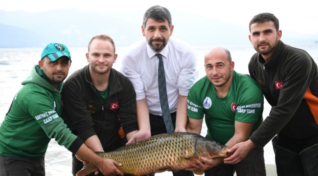 Kartepe'de Uluslararası Sazan Tutma Yarışması başlıyor