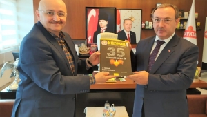 KÜRESEL GAZETECİLER KONSEYİNDEN GENEL MÜDÜRÜ ALİM’E ZİYARET