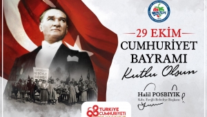 Posbıyık: ''aydınlık bir Türkiye için yaşasın cumhuriyet''
