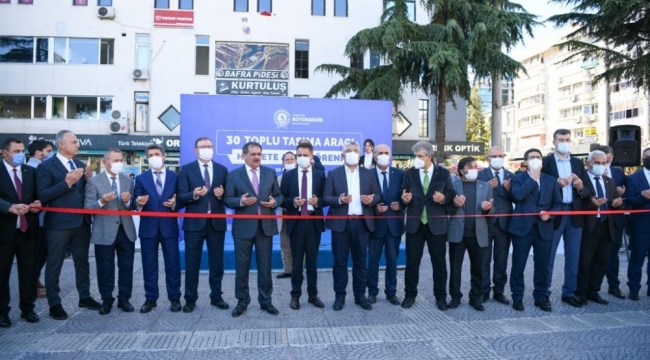 SAMSUN BÜYÜKŞEHİR ULAŞIM KONFORUNU ARTIRDI