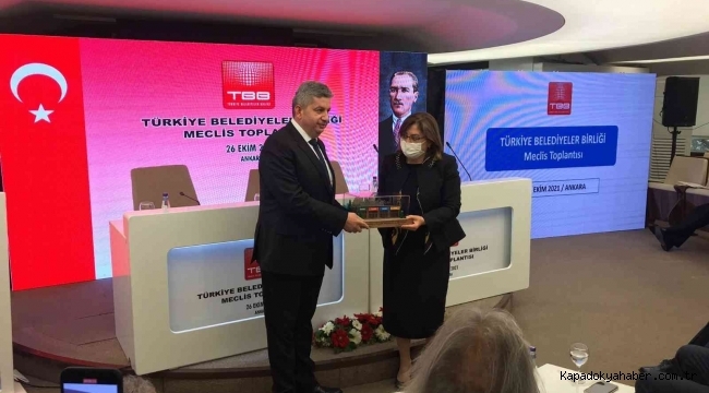 TBB'den Melikgazi Belediyesine bir ödül daha