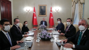 Türkiye Varlık Fonu A.Ş. Yönetim Kurulu Cumhurbaşkanı Erdoğan başkanlığında toplandı