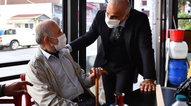 Zorluoğlu, ilçe ziyaretlerine devam ediyor