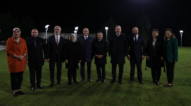 BAŞKAN ÖZLÜ BAKAN SOYLU'YU MSM'DE AĞIRLADI