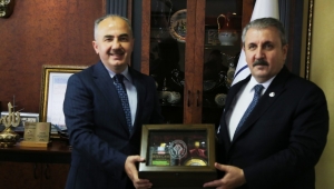 BBP Genel Başkanı Destici'den başkan Metin’e ziyaret